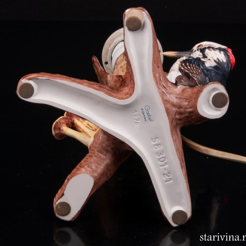 Лампа Пестрый дятел, Goebel, Германия, 1976 г