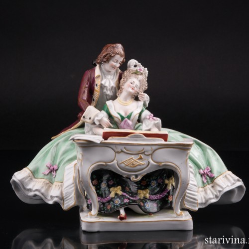 Пара за клавесином, Scheibe-Alsbach, Германия, сер. 20 в