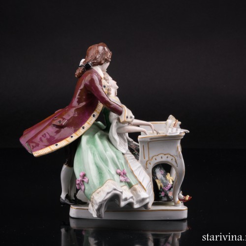 Пара за клавесином, Scheibe-Alsbach, Германия, сер. 20 в