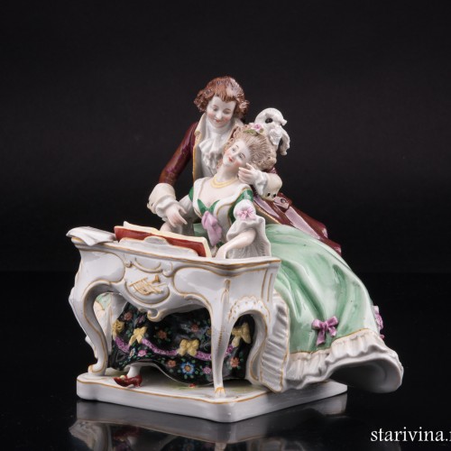 Пара за клавесином, Scheibe-Alsbach, Германия, сер. 20 в