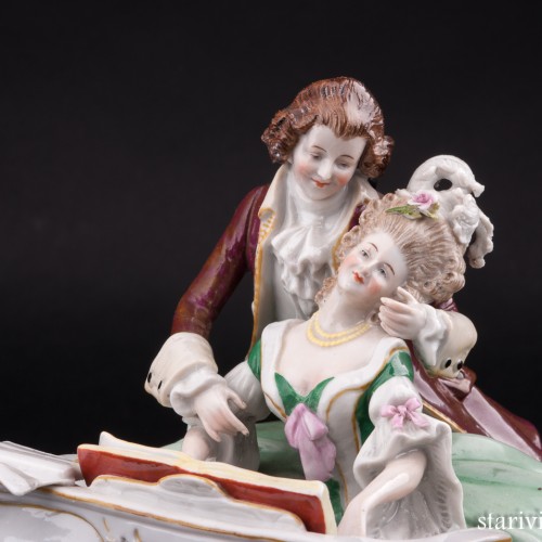 Пара за клавесином, Scheibe-Alsbach, Германия, сер. 20 в