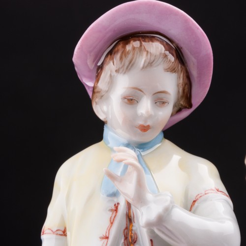 Пара с собачкой и овечкой, Unterweissbach, Германия, 1960 гг