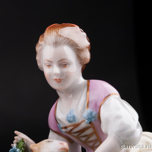 Пара с собачкой и овечкой, Unterweissbach, Германия, 1960 гг