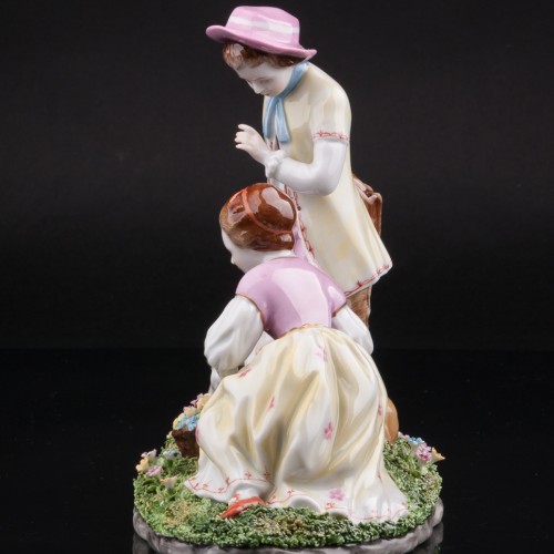 Пара с собачкой и овечкой, Unterweissbach, Германия, 1960 гг