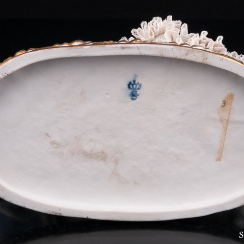 Вечерний пасьянс, пара, кружевная, Sitzendorf, Германия