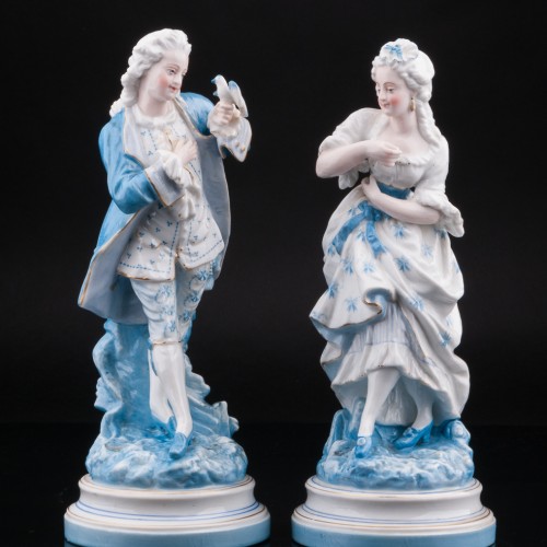 Пара в голубом, Франция, 19 в