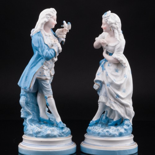 Пара в голубом, Франция, 19 в