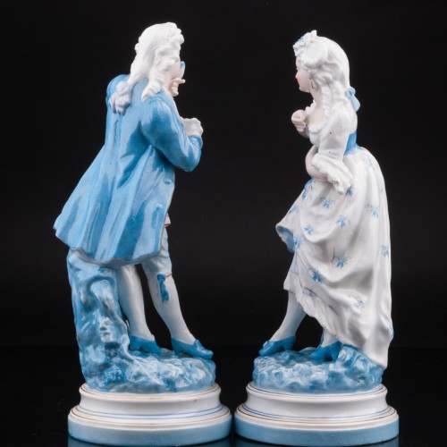 Пара в голубом, Франция, 19 в