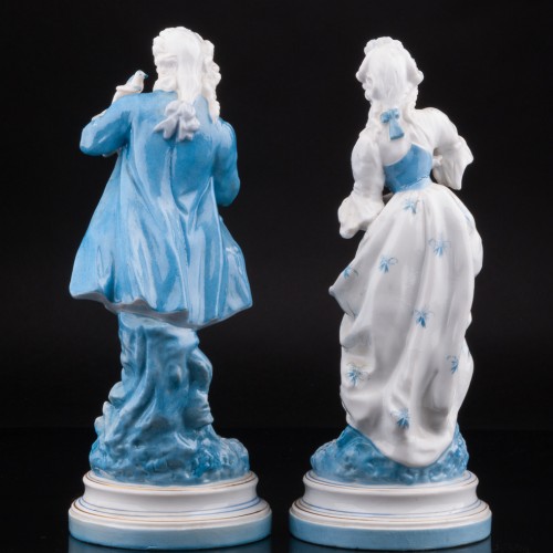 Пара в голубом, Франция, 19 в