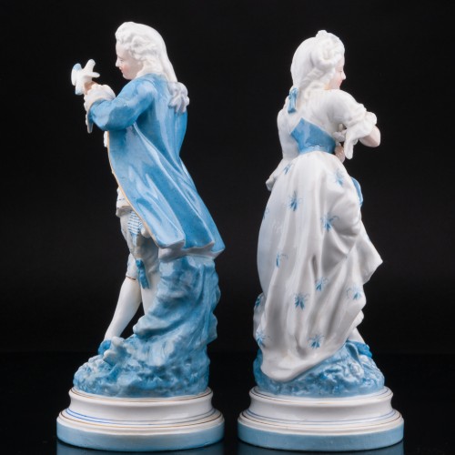 Пара в голубом, Франция, 19 в