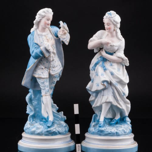 Пара в голубом, Франция, 19 в