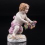 Путти с гирляндой цветов, миниатюра, Meissen, Германия, 19 в