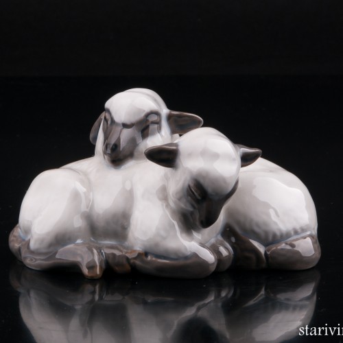 Две овечки, Royal Copenhagen, Дания, 1964 г