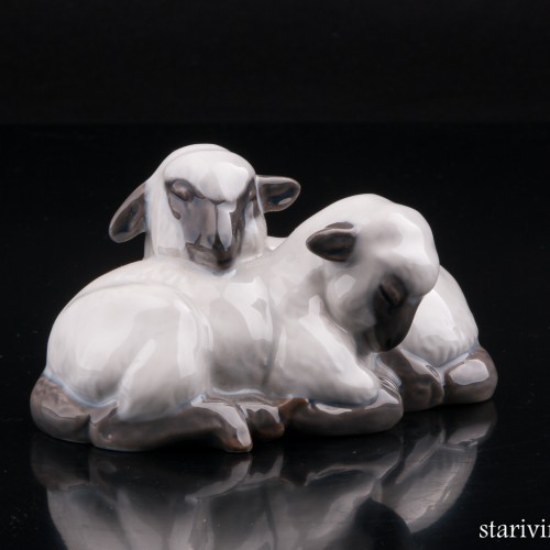 Две овечки, Royal Copenhagen, Дания, 1964 г