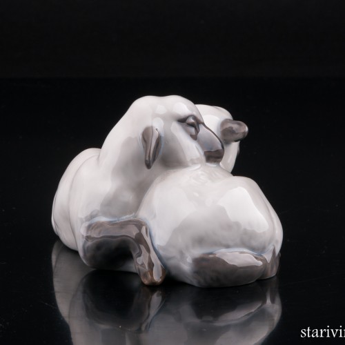 Две овечки, Royal Copenhagen, Дания, 1964 г