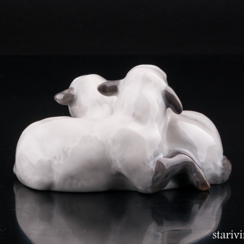 Две овечки, Royal Copenhagen, Дания, 1964 г