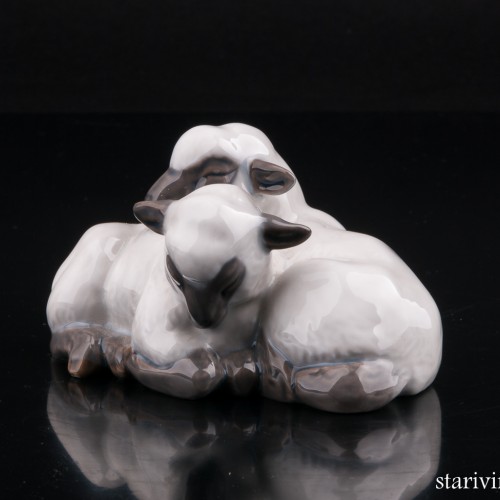 Две овечки, Royal Copenhagen, Дания, 1964 г