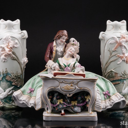 Две вазы в стиле модерн, Karl Ens, Германия, кон. 19 в