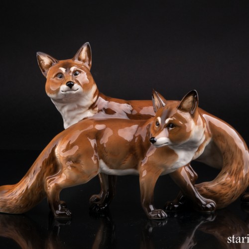 Две лисы, Hutschenreuther, Германия