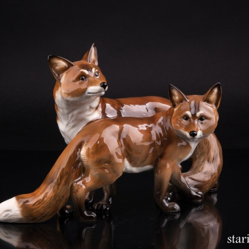 Две лисы, Hutschenreuther, Германия