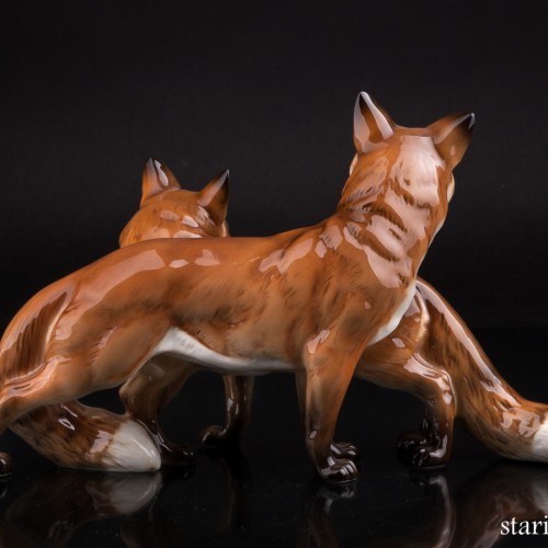 Две лисы, Hutschenreuther, Германия