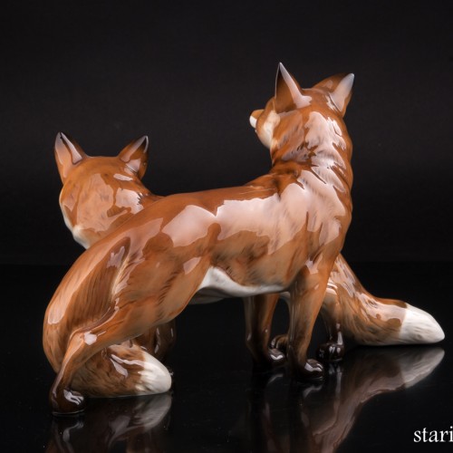 Две лисы, Hutschenreuther, Германия