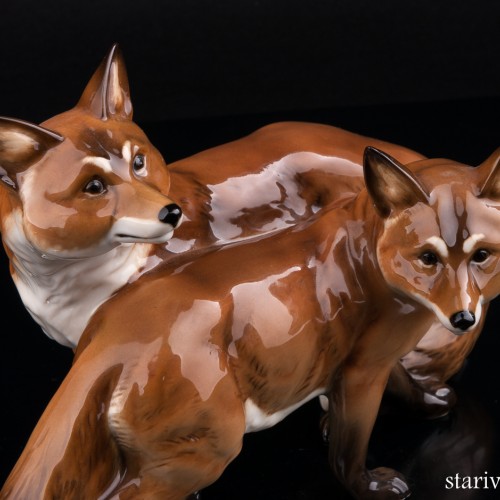 Две лисы, Hutschenreuther, Германия