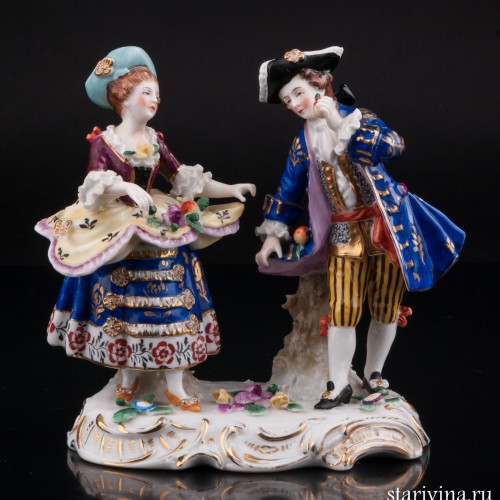 Пара с яблоками, Германия, пер. пол. 20 в