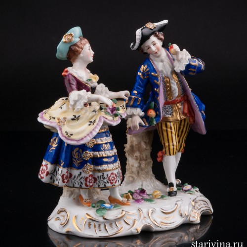 Пара с яблоками, Германия, пер. пол. 20 в