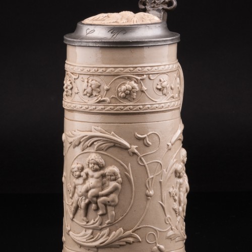 Пивная кружка E.H., 1 л, Villeroy & Boch, Германия, 1900 гг