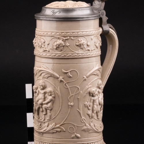 Пивная кружка E.H., 1 л, Villeroy & Boch, Германия, 1900 гг