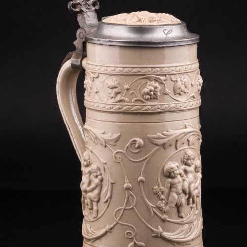 Пивная кружка E.H., 1 л, Villeroy & Boch, Германия, 1900 гг