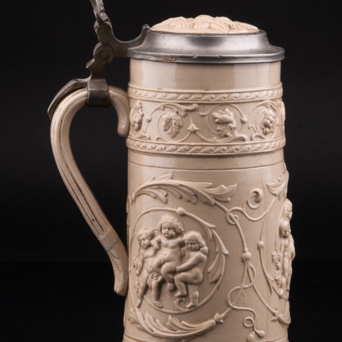 Пивная кружка E.H., 1 л, Villeroy & Boch, Германия, 1900 гг