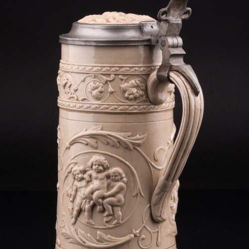 Пивная кружка E.H., 1 л, Villeroy & Boch, Германия, 1900 гг