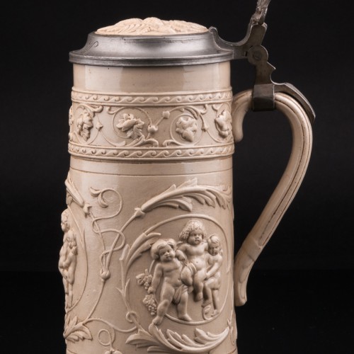 Пивная кружка E.H., 1 л, Villeroy & Boch, Германия, 1900 гг