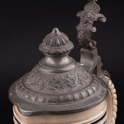 Пивной кувшин Сцены с ландскнехтами, Dumler & Breiden, Германия, 1900 гг