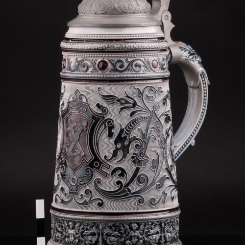 Пивной кувшин Вера, надежда, любовь, 3л, Marzi & Remy, Германия, ок. 1900 гг