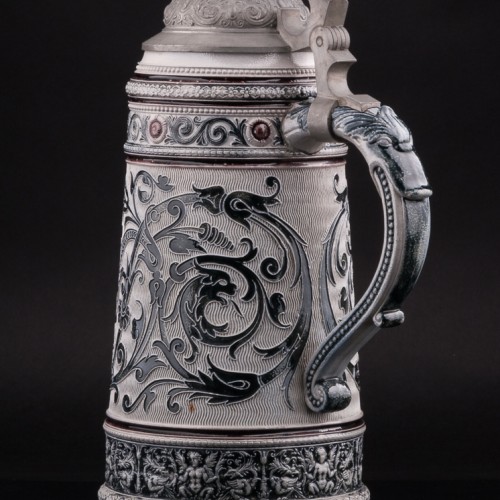 Пивной кувшин Вера, надежда, любовь, 3л, Marzi & Remy, Германия, ок. 1900 гг