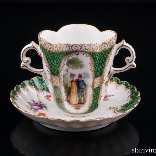 Чашка для горячего шоколада, Дрезден, Германия, кон. 19 - нач. 20 вв