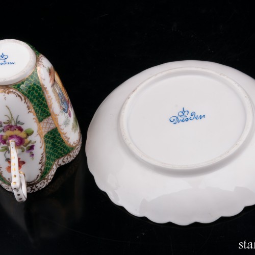 Чашка для горячего шоколада, Дрезден, Германия, кон. 19 - нач. 20 вв