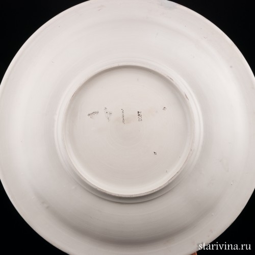 Декоративное фарфоровое блюдо, Villeroy & Boch, Германия, 1899 г