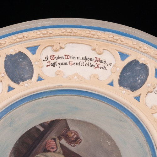 Декоративное фарфоровое блюдо, Villeroy & Boch, Германия, 1899 г