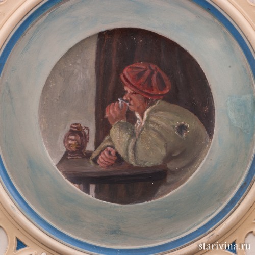 Декоративное фарфоровое блюдо, Villeroy & Boch, Германия, 1899 г