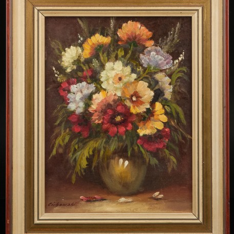Купить картину Букет цветов, натюрморт, , сер. 20 в в по цене 20 000 руб. -Старивина