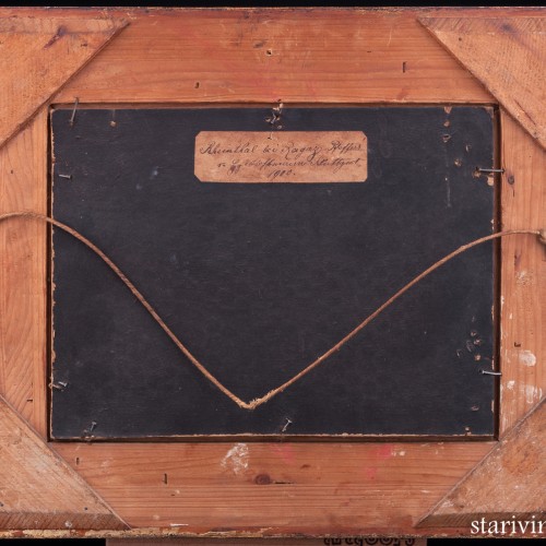 Долина Рейна возле Рагац, пейзаж, 1900 г