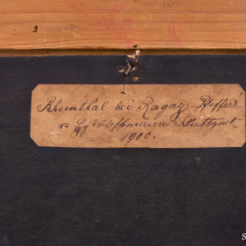 Долина Рейна возле Рагац, пейзаж, 1900 г