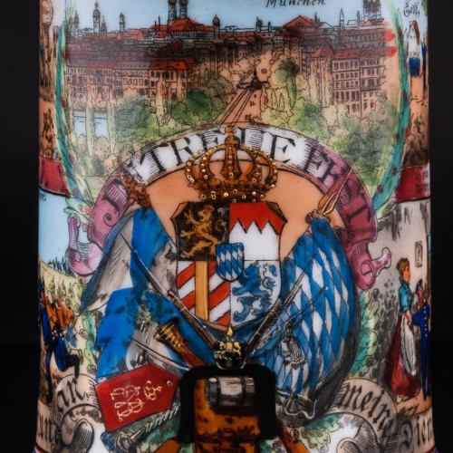 Резервистская (полковая) кружка 1/2 л, Германия, 1902 г