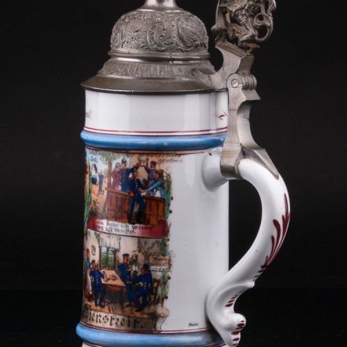 Резервистская (полковая) кружка 1/2 л, Германия, 1902 г