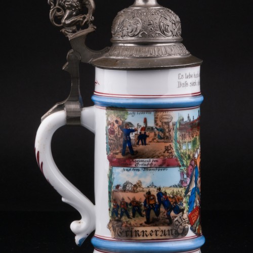 Резервистская (полковая) кружка 1/2 л, Германия, 1902 г