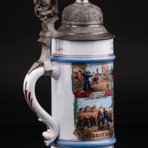 Резервистская (полковая) кружка 1/2 л, Германия, 1902 г